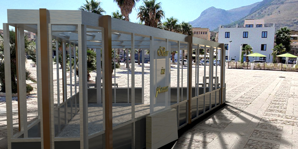 progetto dehor piazza place-x
